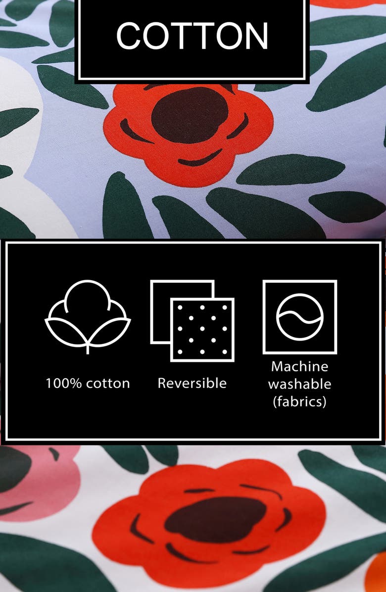 Marimekko Ruukku Comforter & Sham Set, Alternate, color, 