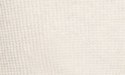 Nic + Zoe Nic+zoe Waffle Stitch Crewneck Sweater In Mist