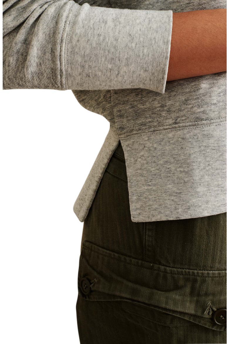 Raglan Sleeve Sweatshirt, Alternate, color, HEATHER GRAY