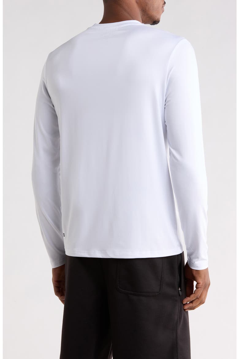 Wipeout Long Sleeve Rashguard, Alternate, color, WHITE