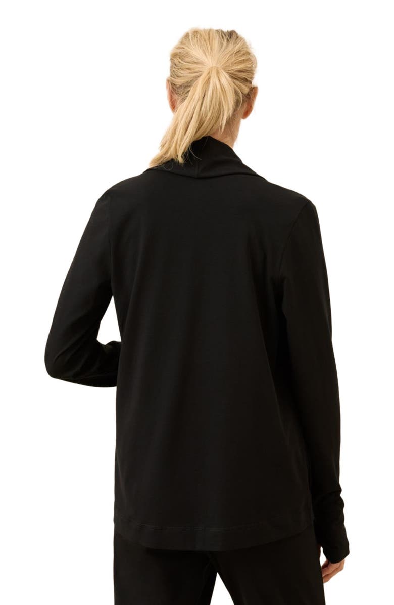 Pact Luxe Essential Swing Cardigan Made With Organic Cotton, Alternate, color, Black