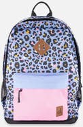 Deux par Deux Leopard Practical Spacious Durable Backpack