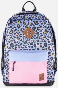 Deux par Deux Leopard Practical Spacious Durable Backpack