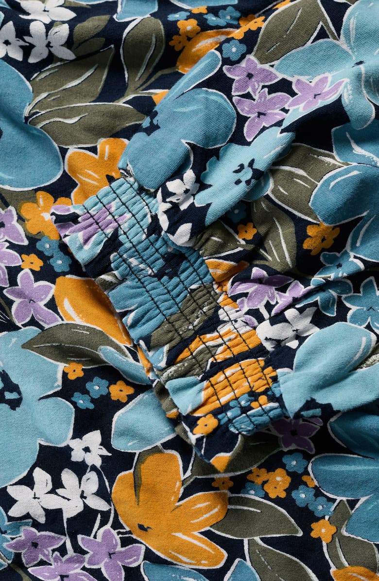 Seasalt Cornwall Rosehip Floral Top, Alternate, color, Citrus Floral Poseidon