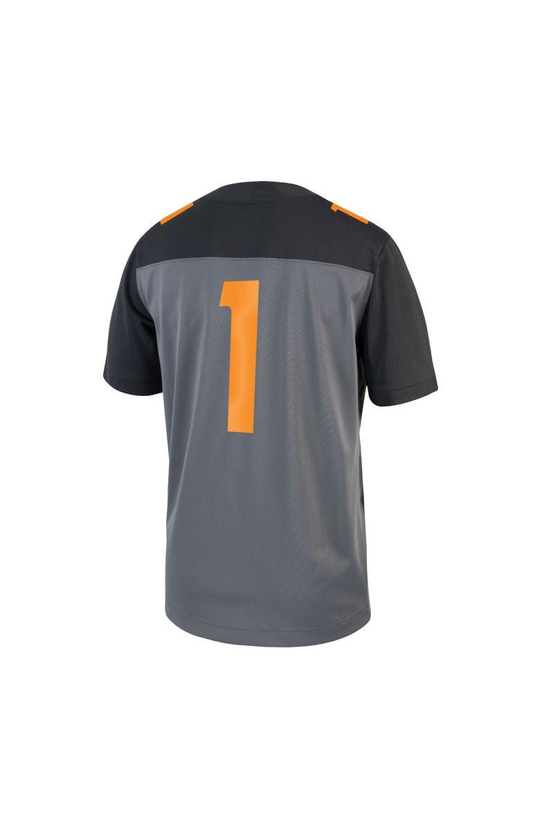 Nike Men's Nike #1 Gray Tennessee Volunteers Alternate Game Football Jersey, Alternate, color, 