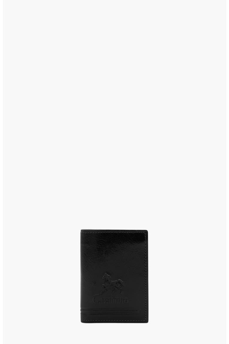 Gentleman Bifold Slim Leather Wallet 558, Main, color, Brown