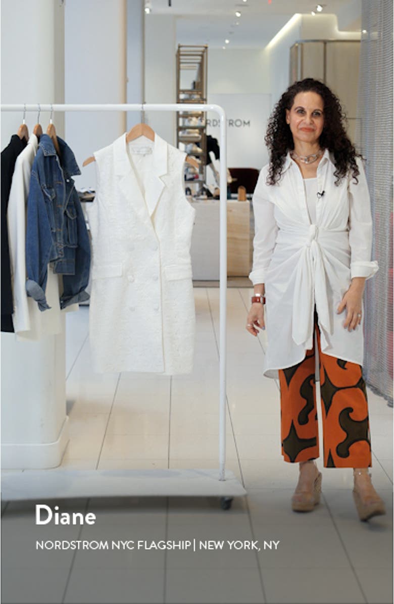 Lace Sleeveless Blazer Minidress, sales video thumbnail