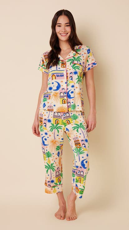 Pima Knit Capri Set