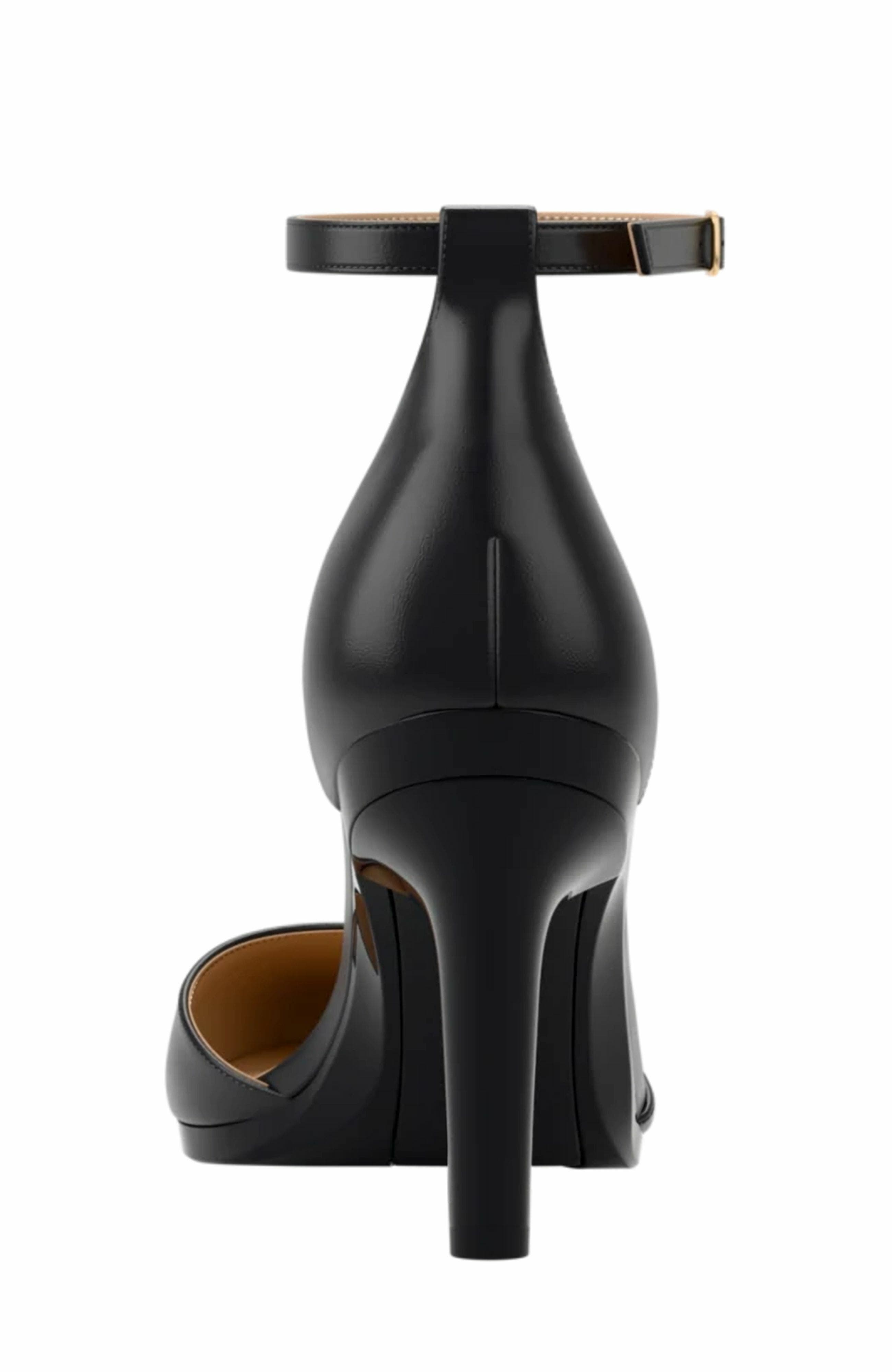 Pashion Footwear The D'Orsay 4" Stiletto Heel, Alternate, color, Coal Leather