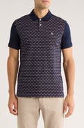 Original Penguin Diamond Cotton Jacquard Knit Polo