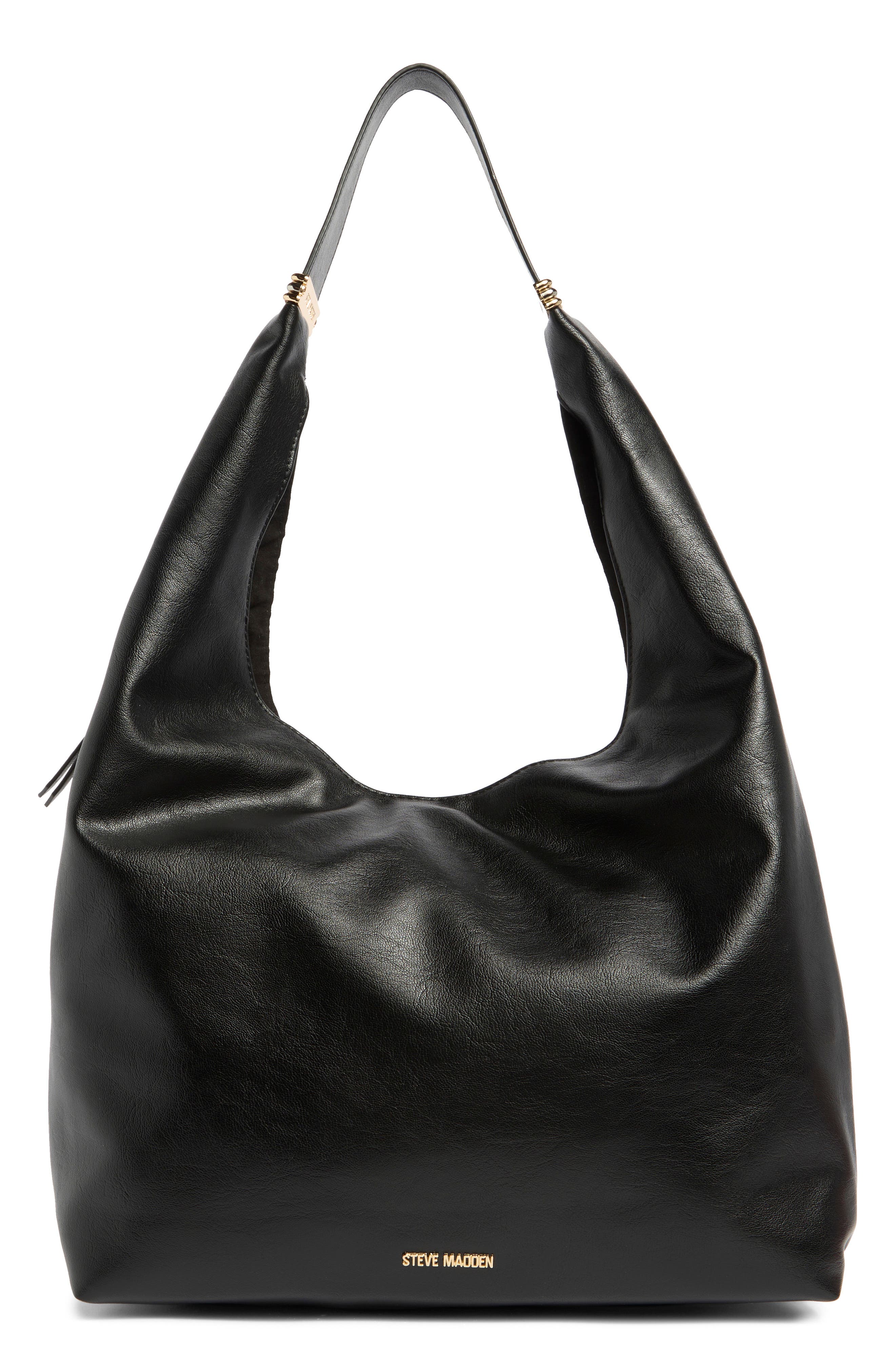 Steve Madden Nicola Hobo Bag, Main, color, Black