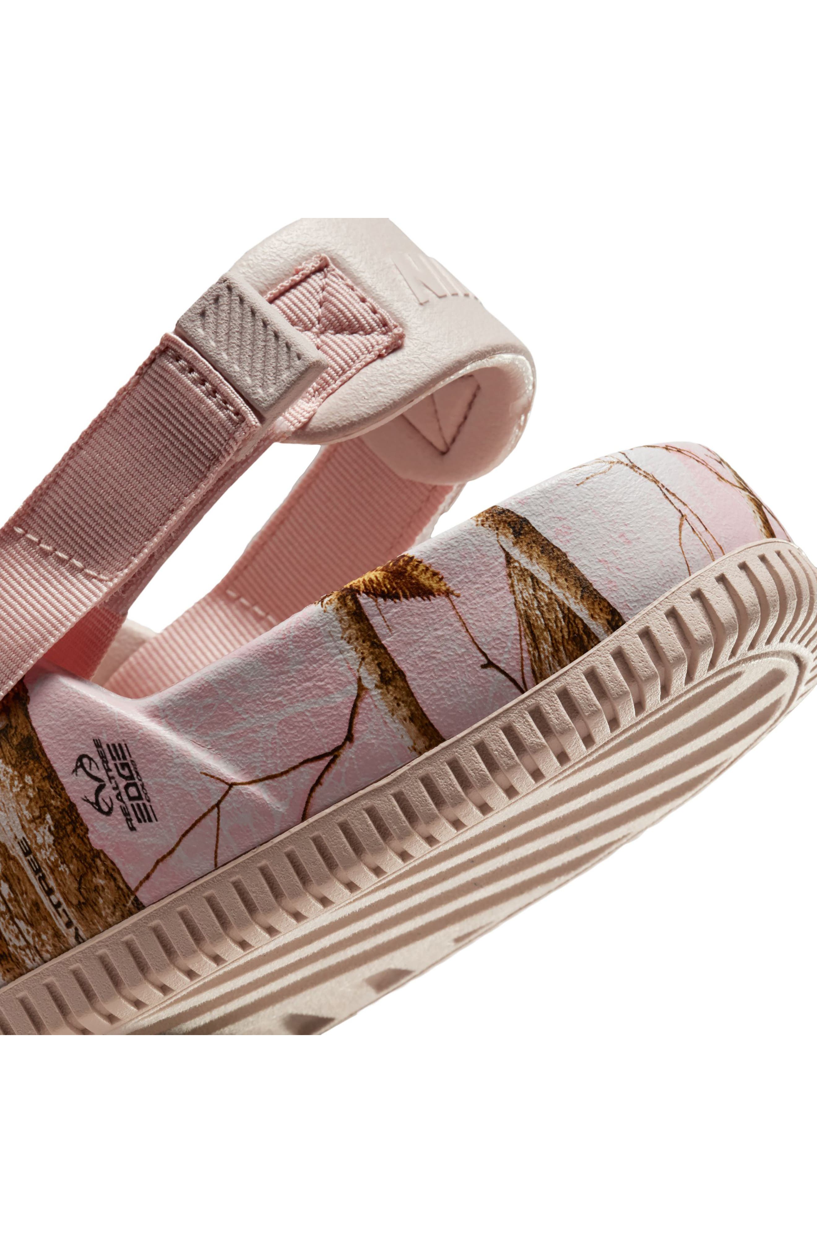 Nike x Realtree Calm Convertible Slingback Mule, Alternate, color, Red/ Red/ Summit White