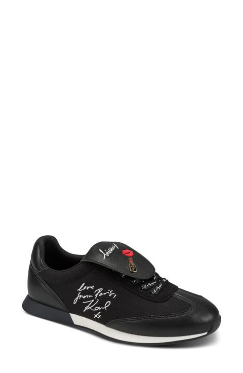 Midwood Embroidered Lace-Up Sneaker