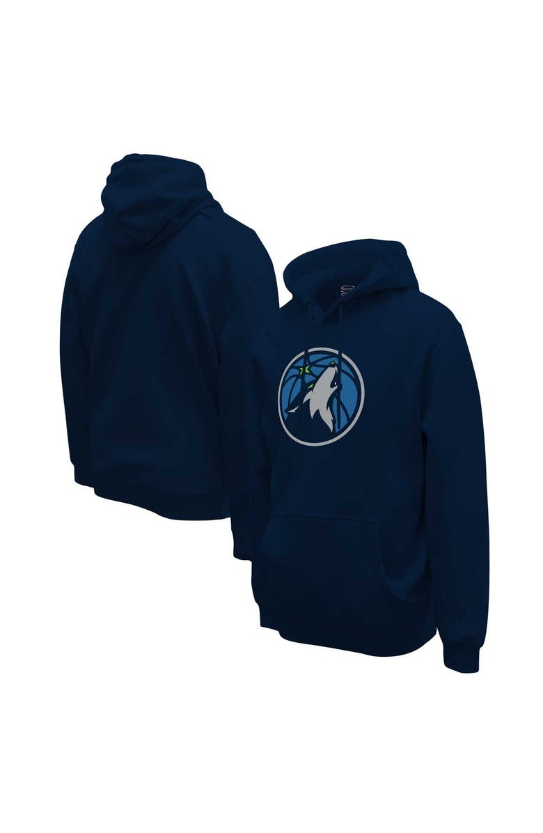 Stadium Essentials Unisex Stadium Essentials  Navy Minnesota Timberwolves Primary Logo Pullover Hoodie, Main, color, 