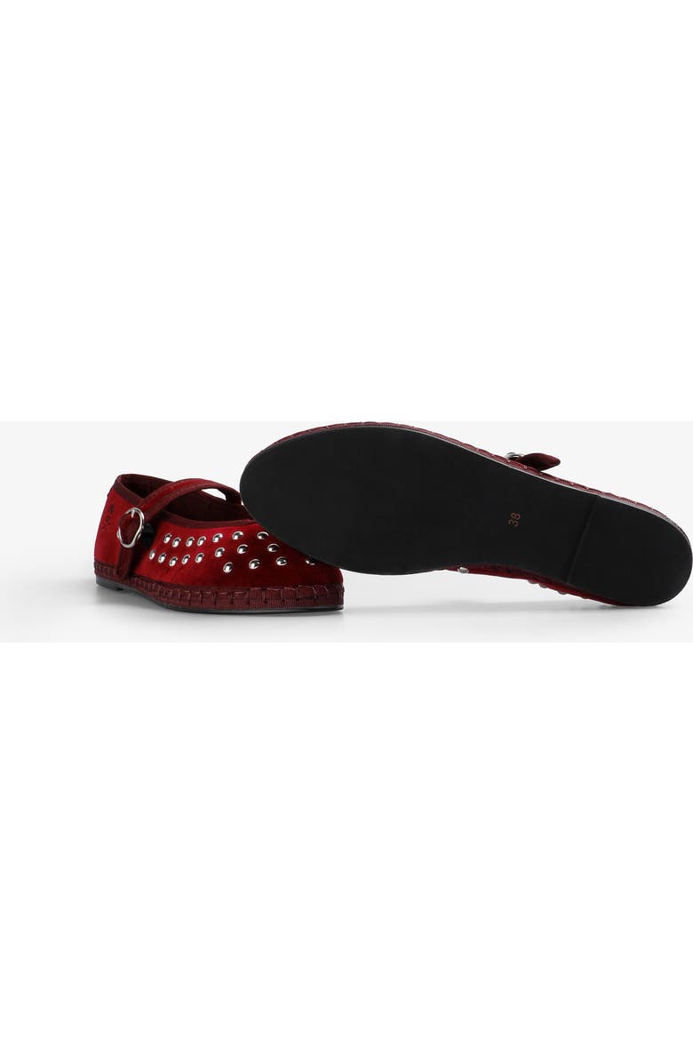 Scalpers Scstudsstrap Slipper, Alternate, color, Burgundy