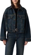 Levi's Loose Crop Denim Trucker Jacket