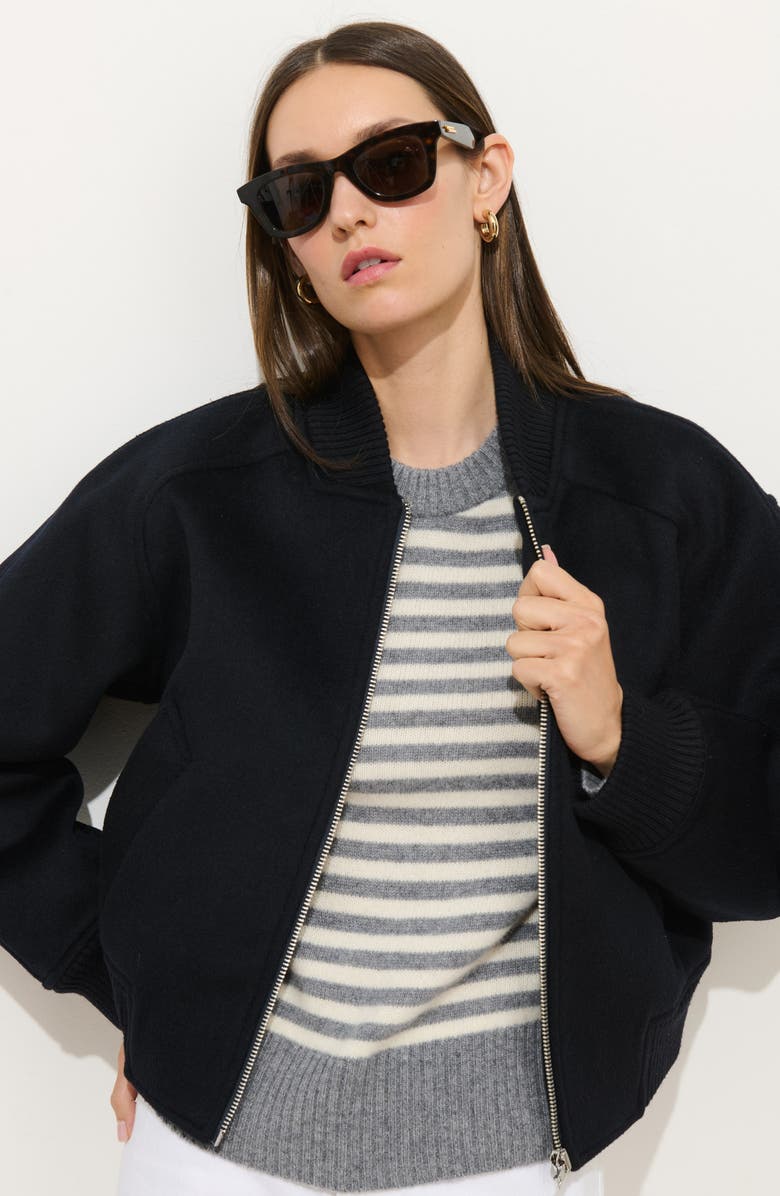 Alex Mill Bowery Street Wool Jacket, Alternate, color, Navy