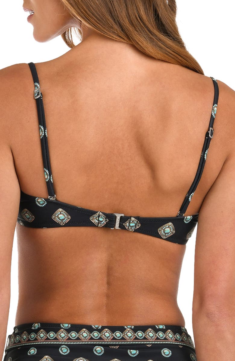 L'AGENCE Alexandra Underwire Bikini Top, Alternate, color, Black