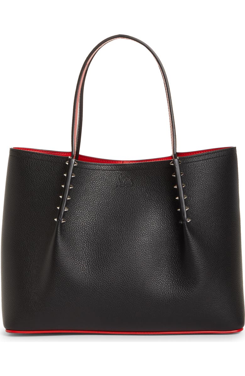 Christian Louboutin Small Cabarock Empire Calfskin Tote, Main, color,