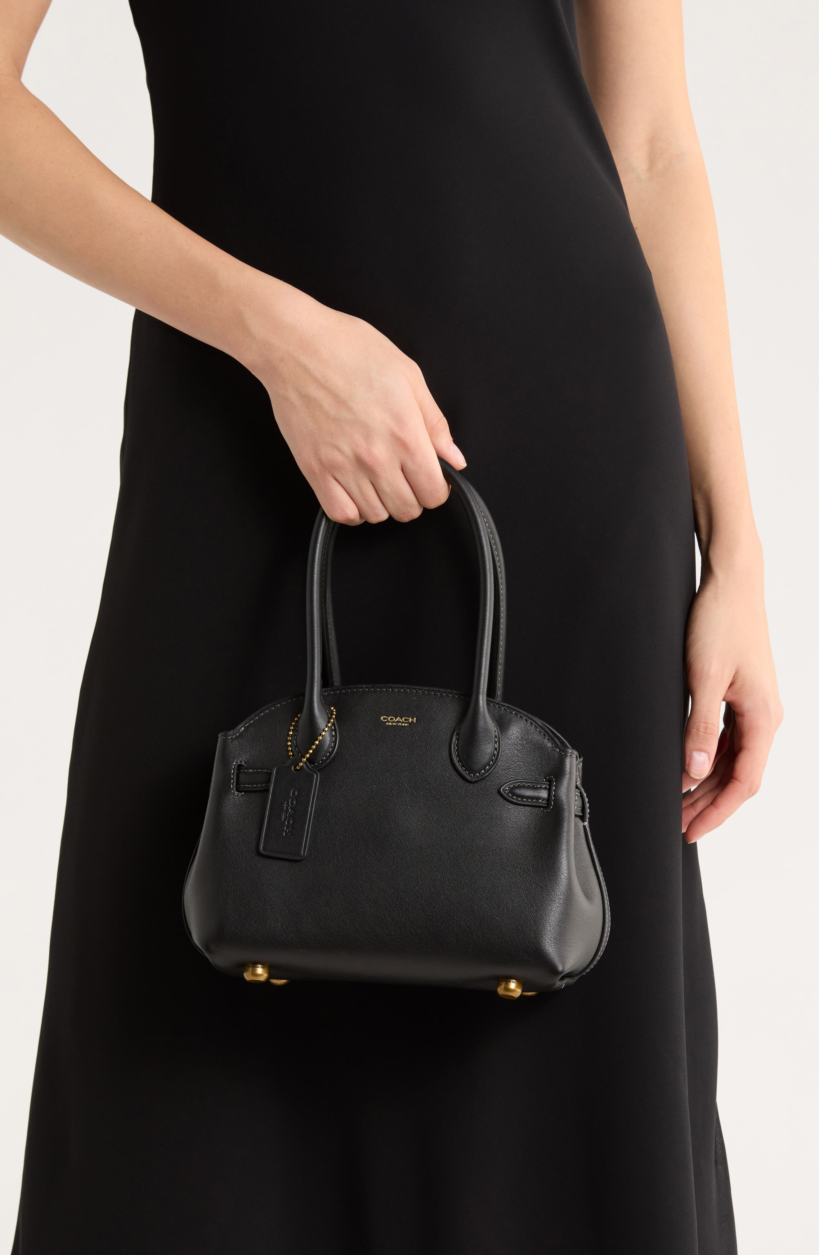 COACH Soft Empire 21 Leather Carryall Bag, Alternate, color, 