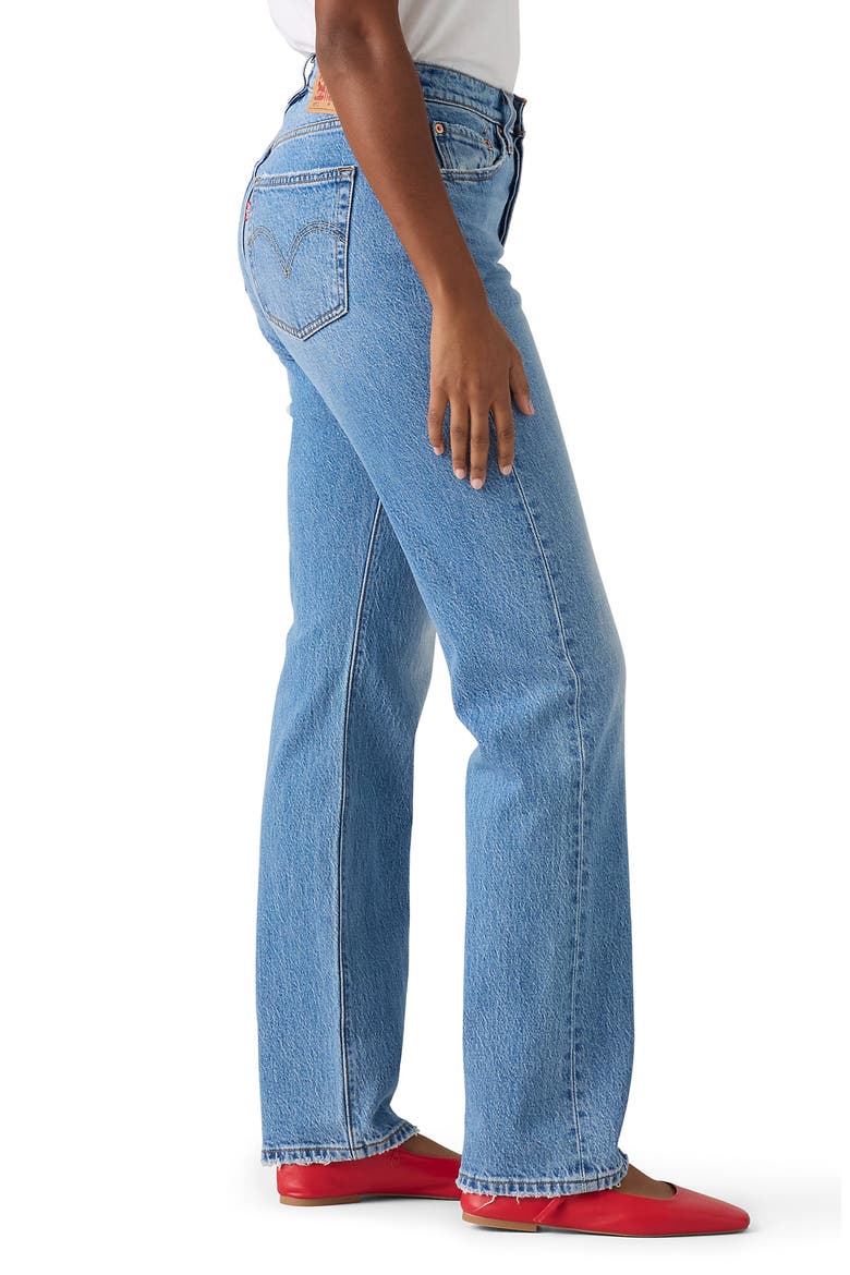 501® Curve High Waist Straight Leg Jeans, Alternate, color, PLAY ON REF