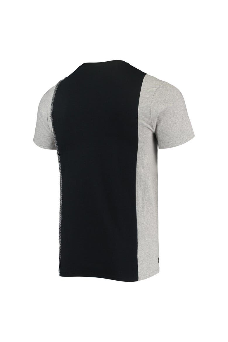 Men's Refried Apparel Black/Heathered Gray Cleveland Browns Sustainable Split T-Shirt, Alternate, color, Black