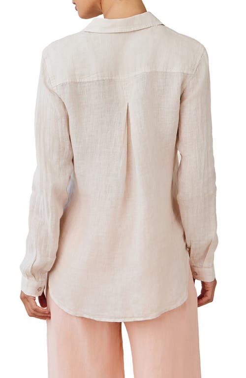 Shop Bella Dahl Garment Dyed Linen Button-up Shirt