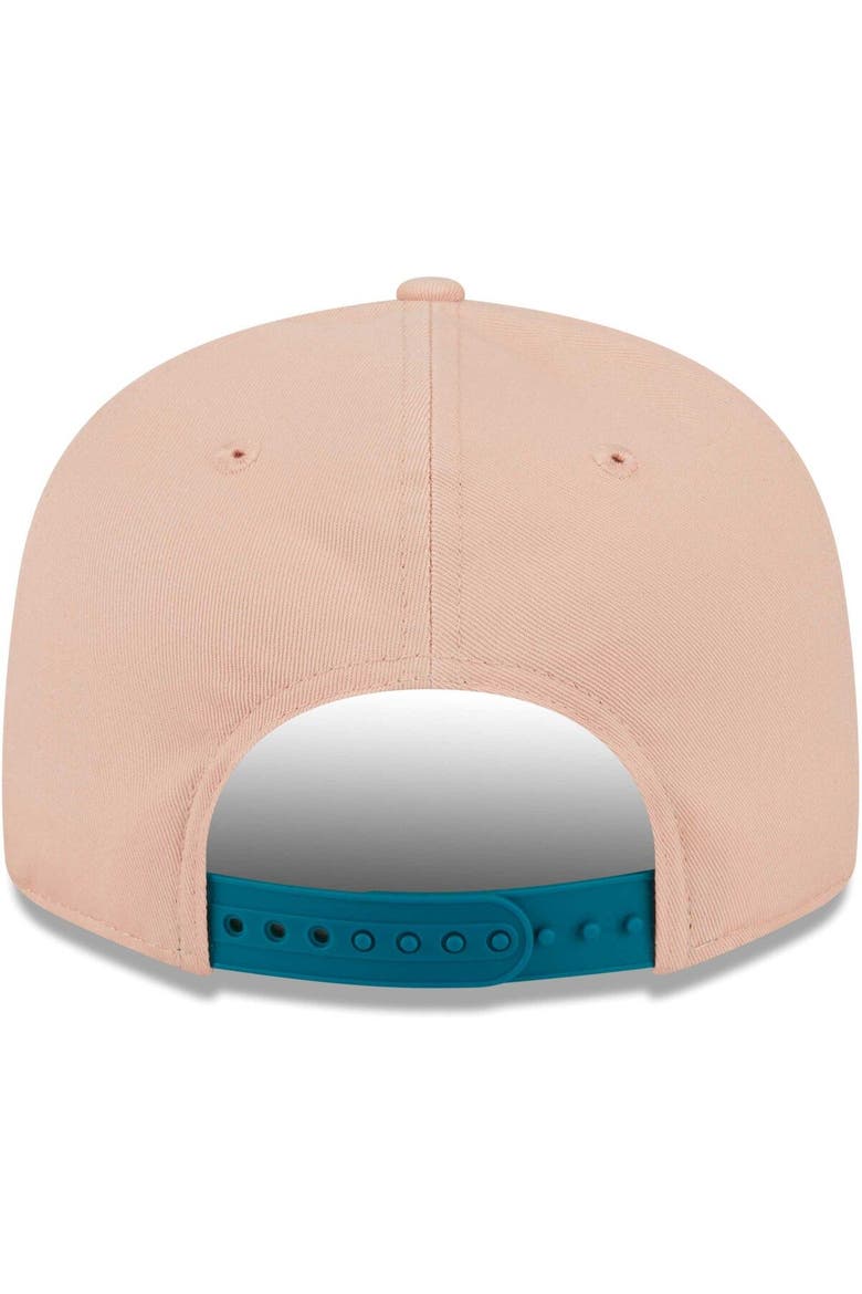 Men's New Era Pink San Francisco Giants  Sky Aqua Undervisor 9FIFTY Snapback Hat, Alternate, color, Pink