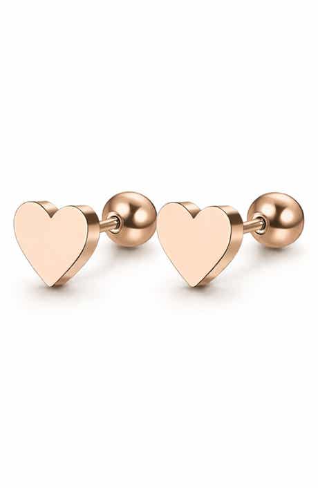 REBL Heart Stud Earrings