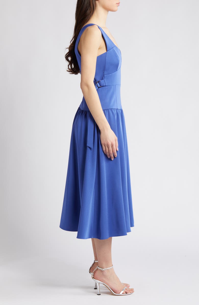 Du Paradis Sleeveless Midi Dress, Alternate, color, 