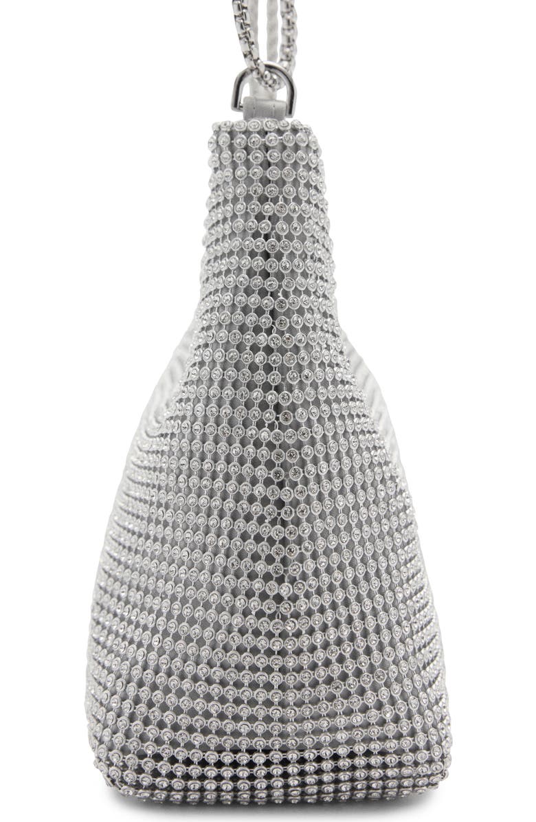 MANGO Crystal Mesh Chain Strap Shoulder Bag, Alternate, color,