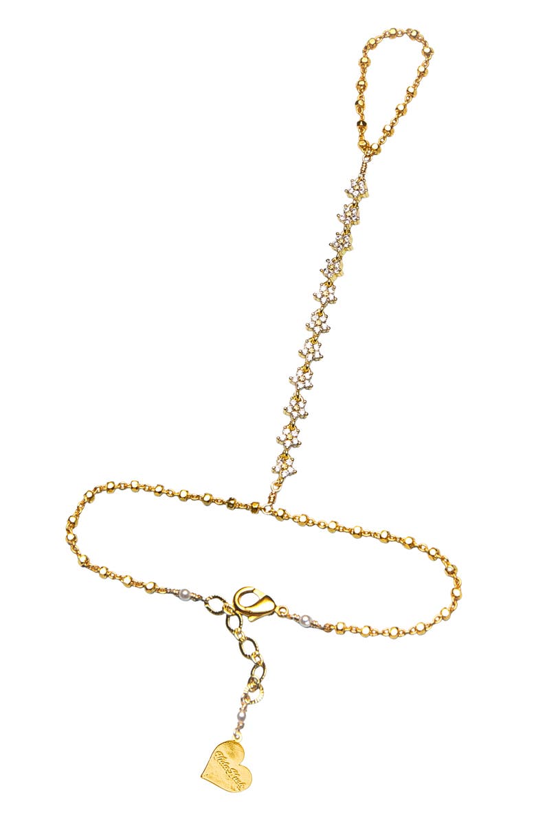 VIDAKUSH Twinkle Flower Hand Chain, Main, color, Gold