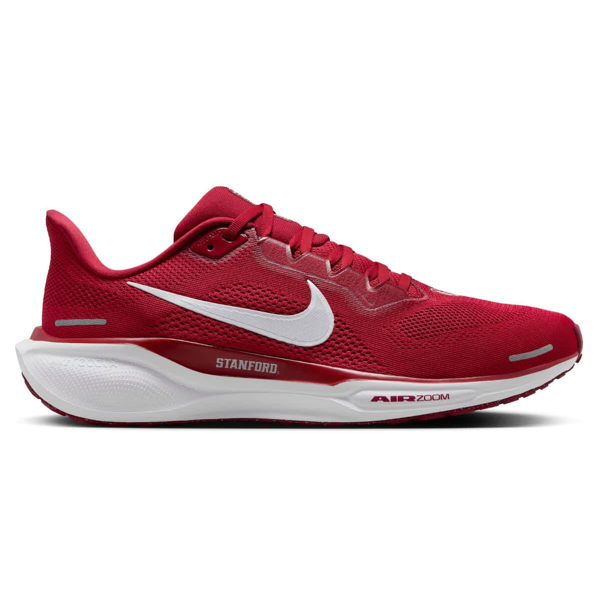 Unisex Nike Cardinal Stanford Cardinal Zoom Pegasus 41 Running Shoes, Main, color, Cardinal