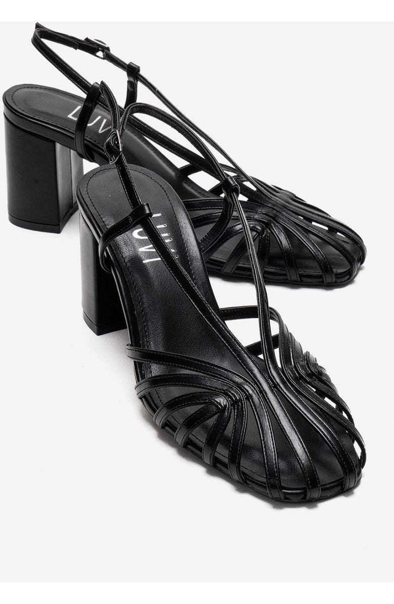 Prologue Shoes Wilda Block Heel Sandal, Main, color, Black