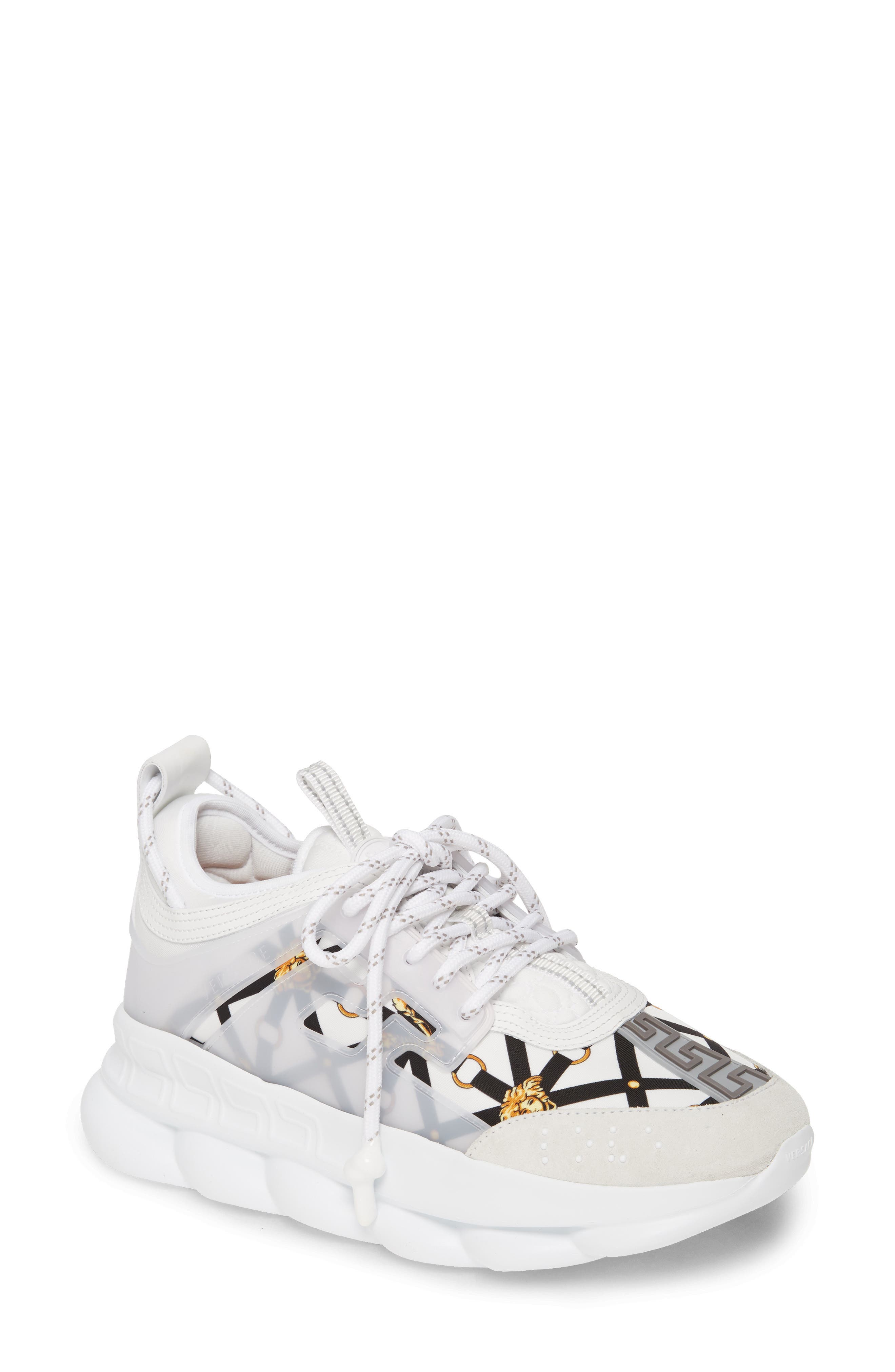 Versace Chain Reaction Sneaker, Main, color, 