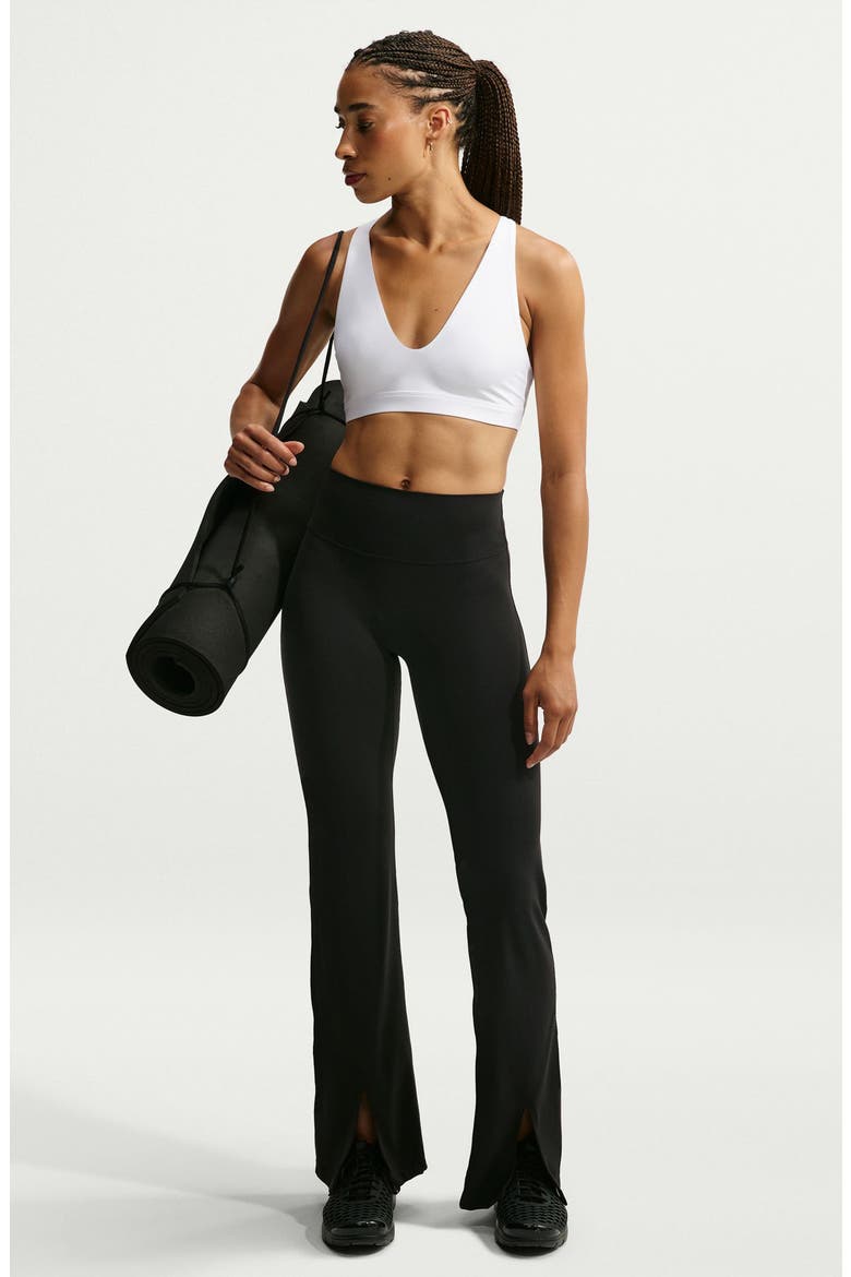 Indy Strappy Dri-FIT Low Impact Sports Bra, Alternate, color, 100 WHITE/ BLACK