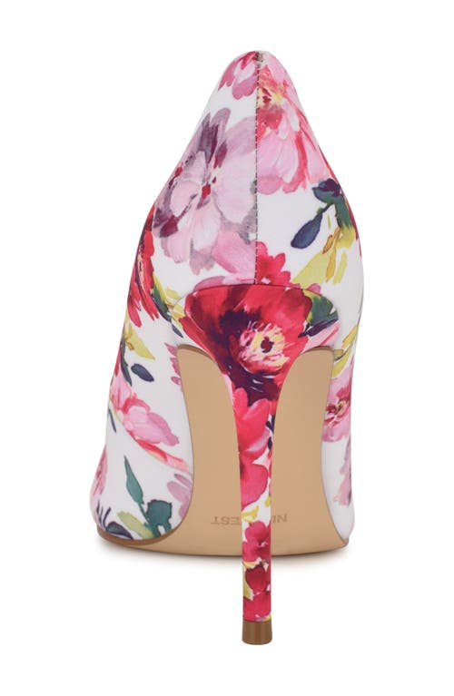Nine West Fresh Pointed Toe Pump In Medium Pink