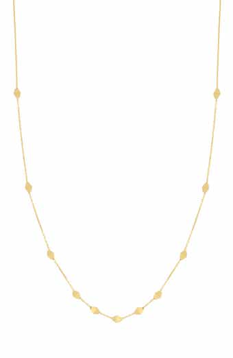 Bony Levy 14K Gold Prism Station Necklace
