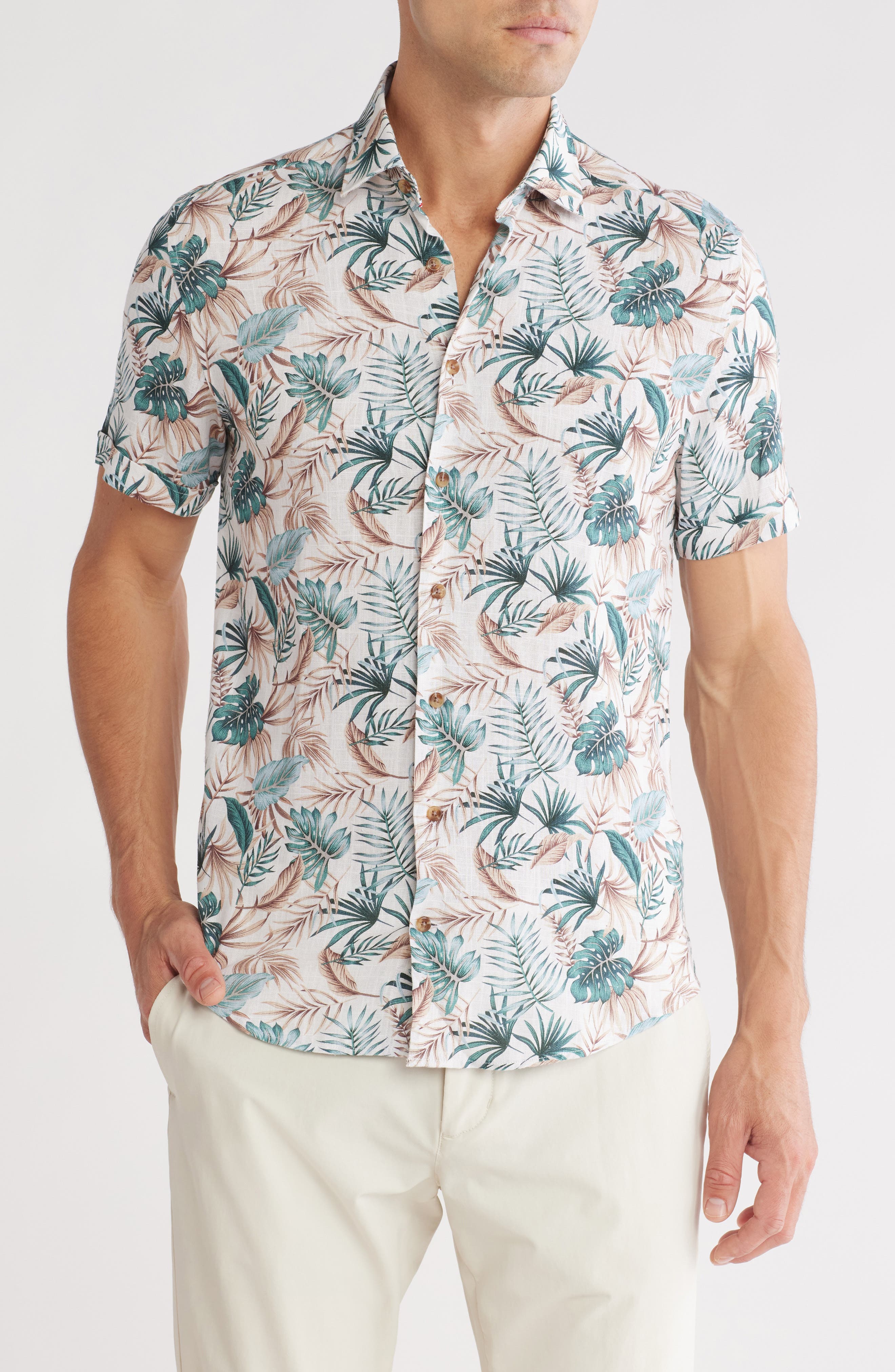 SOUL OF LONDON Short Sleeve Sport Shirt