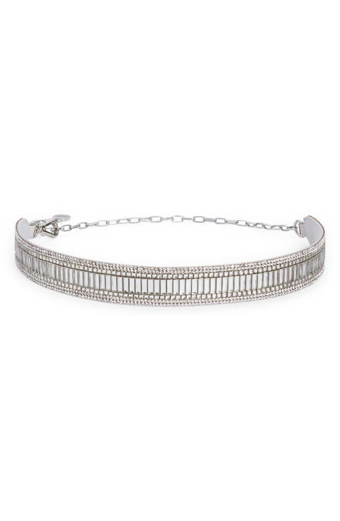 Baguette Beaded Chain Belt
