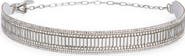 JUDITH LEIBER COUTURE Baguette Beaded Chain Belt