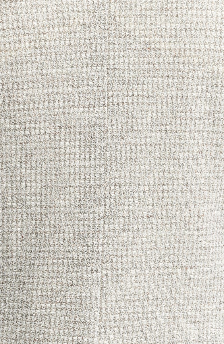 Jack Victor Hampton Houndstooth Knit Linen Blend Sport Coat, Alternate, color, Tan