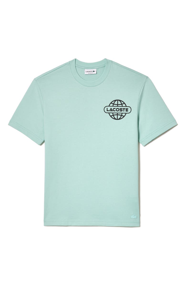 Lacoste Relaxed Fit Logo Cotton Graphic T-Shirt, Main, color, Pastille