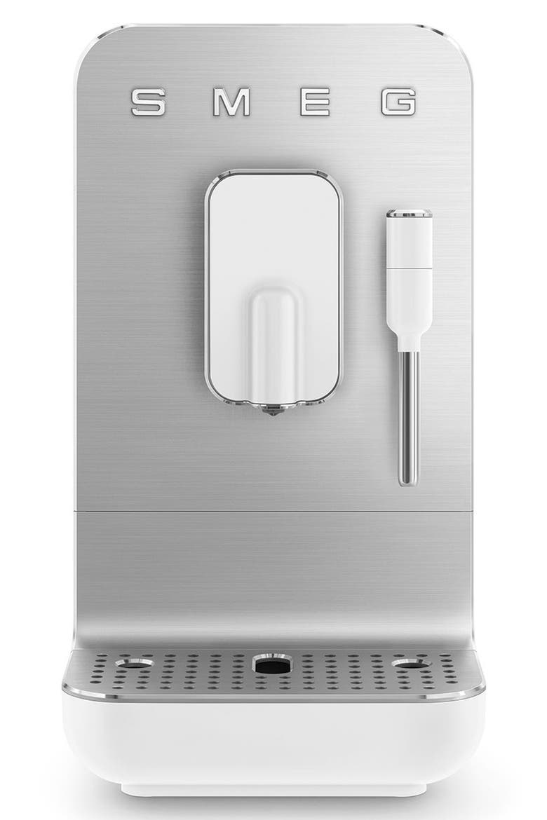 Fully Automatic Coffee Machine with Steamer, Main, color, MATTE WHITE