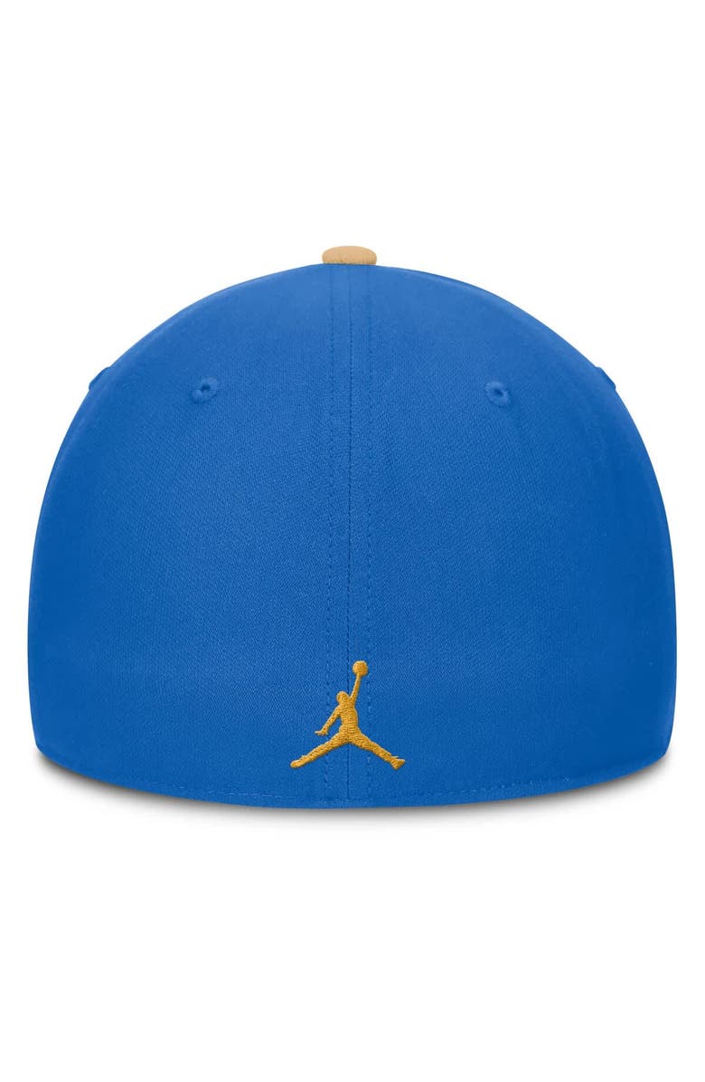 Jordan Brand Men's Jordan Brand Gold/Blue UCLA Bruins 2025 Sideline Rise Local Performance Flex Hat, Alternate, color, Gold