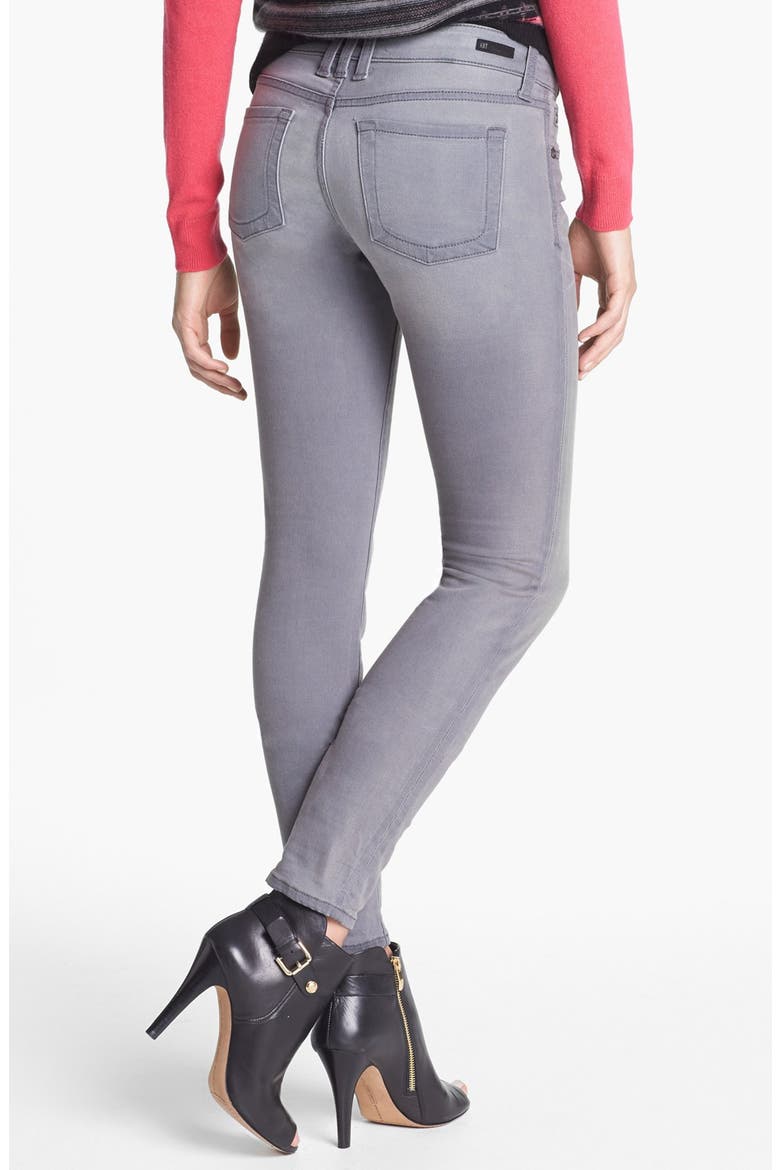 'Mia' Skinny Jeans, Alternate, color, GREY