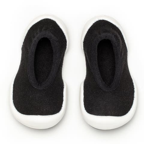 Toddler Sock Shoes Flat - Grey Solid