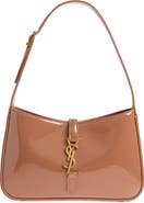 Saint Laurent Le 5 à 7 Patent Leather Hobo