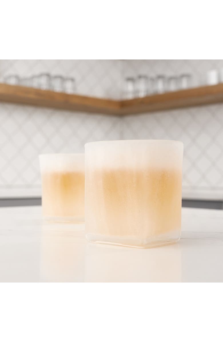 Viski Glacier Double Walled Chilling Whiskey Glass, Alternate, color, Clear