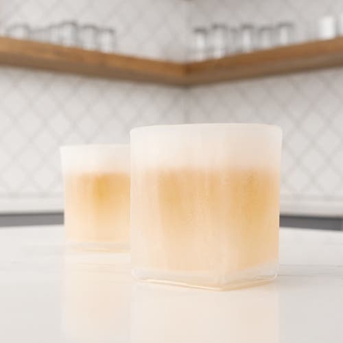 Viski Glacier Double Walled Chilling Whiskey Glass In Clear